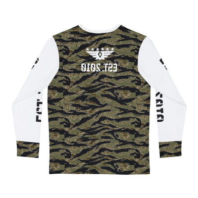 TRV Tiger Camo Crewneck Sweatshirt for Men - Top Rank Vintage