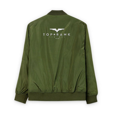 TRV Eco-Friendly Embroidered Uni-sex Army Fatigue Bomber Jacket Mod. 2 - Top Rank Vintage