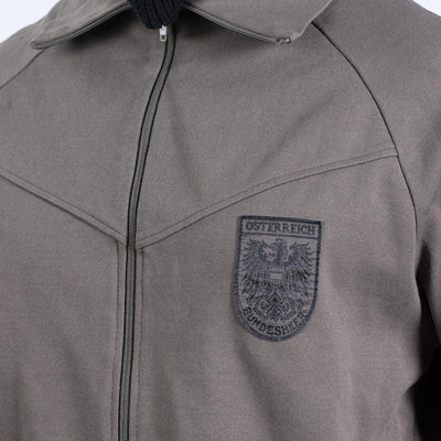 1980s Austian Bundesheer Army Sports PT Track Jacket - Top Rank Vintage