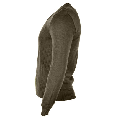 Czechoslovakian Vz. Model 85 light weight Army Green V-neck Sweater