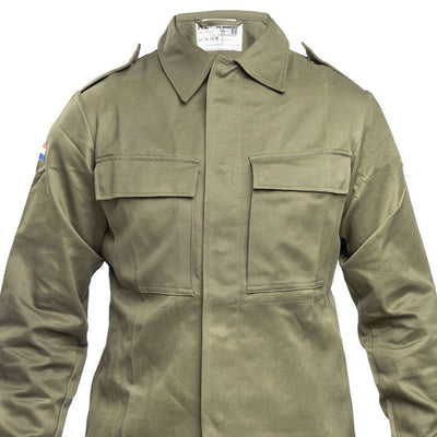 1980s Dutch Nederlands KL Militrary Army Fatigue Cotton Field Shirt