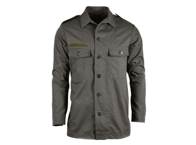 KL Dutch Air Force lightweight field shirt in excellent to new condition, featuring button front and flap pockets.
