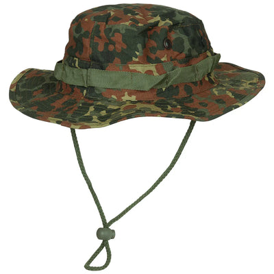 German Flecktarm Camo Boonie Bucket Hat - Top Rank Vintage