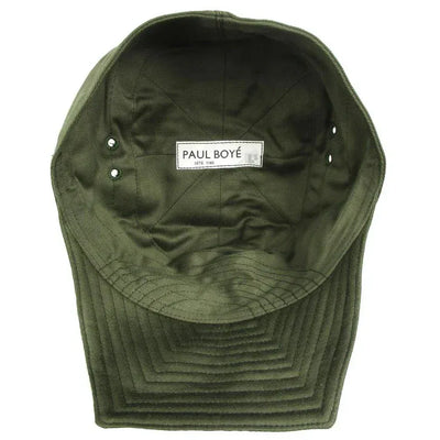 1-in-2 Military Olive Green French Summer F1 Peaked Hat - Top Rank Vintage