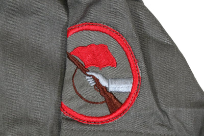 East German DDR Civil Defense People's Milita Field Shirt - Top Rank Vintage