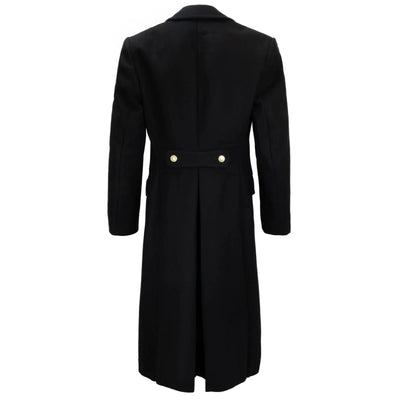 1990s Russian Navy Cadet Black Overcoat - Top Rank Vintage
