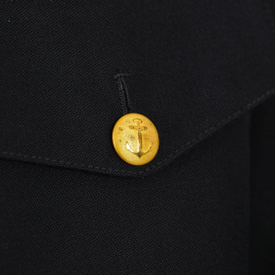 Swedish Navy Brass Button Middy Jumper Shirt