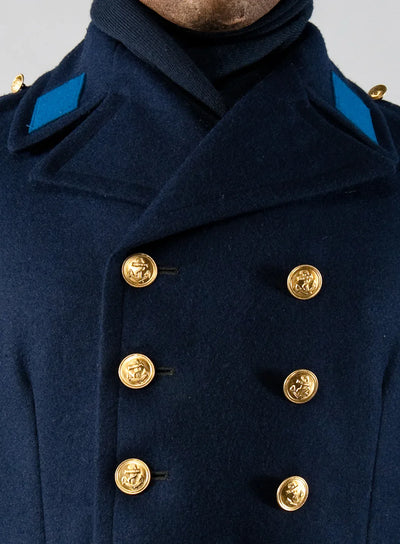 East German Navy Volksmarine Wool Pea Coat - Top Rank Vintage