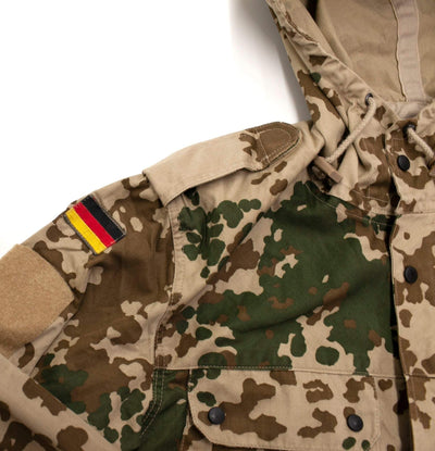 Tropical 'Tropentarn' Camo German Deutschland Bundeswehr Military Parka - Top Rank Vintage