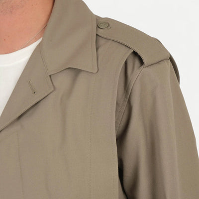 1990s French Armee De Terre Lightweight Bomber Style Khaki Tan Jacket