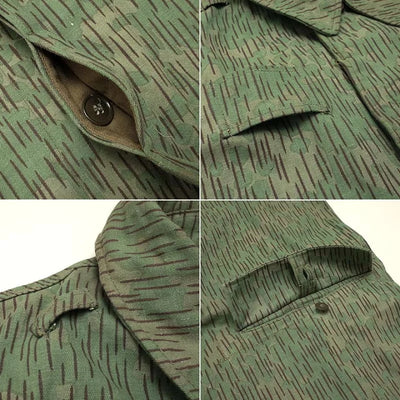 Czechoslovakian Model vz. 60 Rain Drop Strichtarn camo pattern Parka
