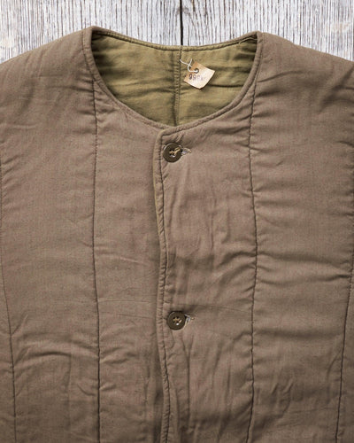 2-in-1 Double Sided Czechoslovakian model vz. 60 cotton liner jacket - Top Rank Vintage