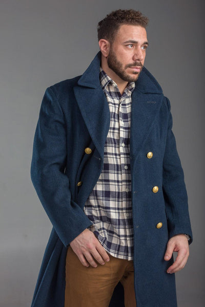 Aeronautica Militare Officer's Wool Blue Overcoat - Top Rank Vintage