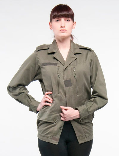 Ladies Army Green Vertical Pocket F2 Jacket - Top Rank Vintage