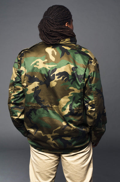South European Woodland Camo M65 Jacket - Top Rank Vintage