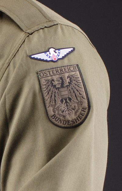 Classic Vintage Style Olive Military Shirt - Top Rank Vintage