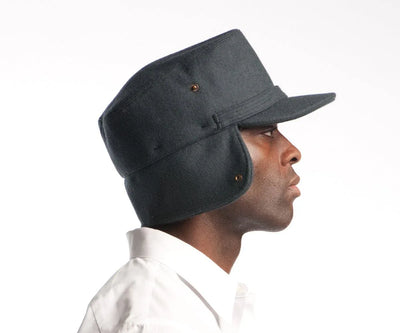 Scandinavian Forces Cold-War Era Sverige Fitted Wool Cap - Top Rank Vintage