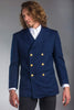 Gabardine Reefer Peacoat - Top Rank Vintage