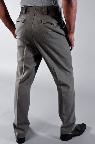 Gray Wool Pants