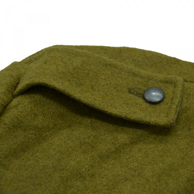 Soviet Style Romanian vintage Khaki Wool Jacket
