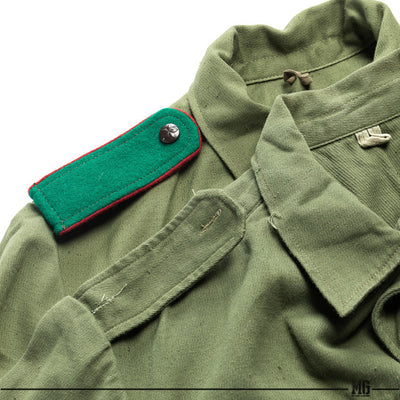 Canvas Soviet Style Cotton Button up Shirt