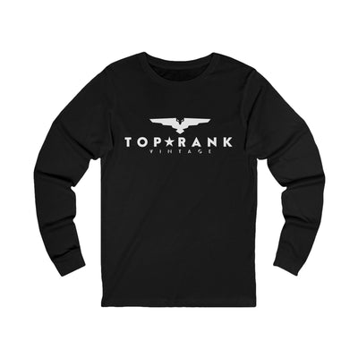 Vintage Graphic Long Sleeve Tee, Unisex Jersey T-Shirt, Casual Wear, Top Rank Shirt, Gift Idea, Everyday Style, Trendy Fashion