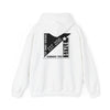 TRV Emblem Unisex White Hooded Sweatshirt