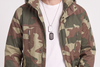 NATO Left Flank Turkish Military Authentic Woodland Camo Jacket with Removable Liner