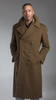 WWII Style Brown M47 French Army Wool Overcoat
