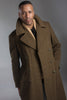 WWII Style Brown M47 French Army Wool Overcoat