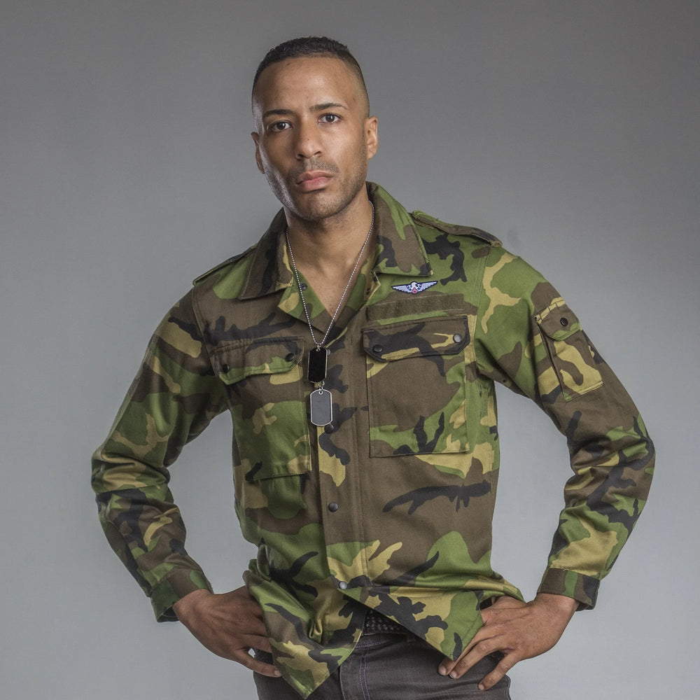 Jungle/Woodland Camo Field Shirt