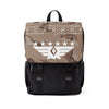 NASA unisex casual backpack with camouflage flap and black base, durable Oxford canvas, multiple compartments, and adjustable shoulder straps for everyday use.