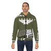 TRV Army Green Unisex Zip Hoodie