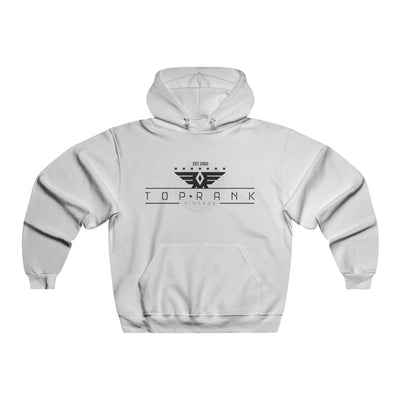 Dopeness Men Hooded Sweatshirt, white, cotton-poly blend, front pouch pocket, graphic design.