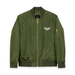 TRV Eco-Friendly Embroidered Army Fatigue Bomber Jacket Mod. 1