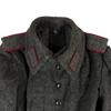 1980's Warsaw Pact Bulgarian Charcoal Gray Wool Overcoat