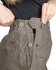 1970s Swedish Military Womens Ladies Civil Defense Field Cargo Chino Cotton Pants