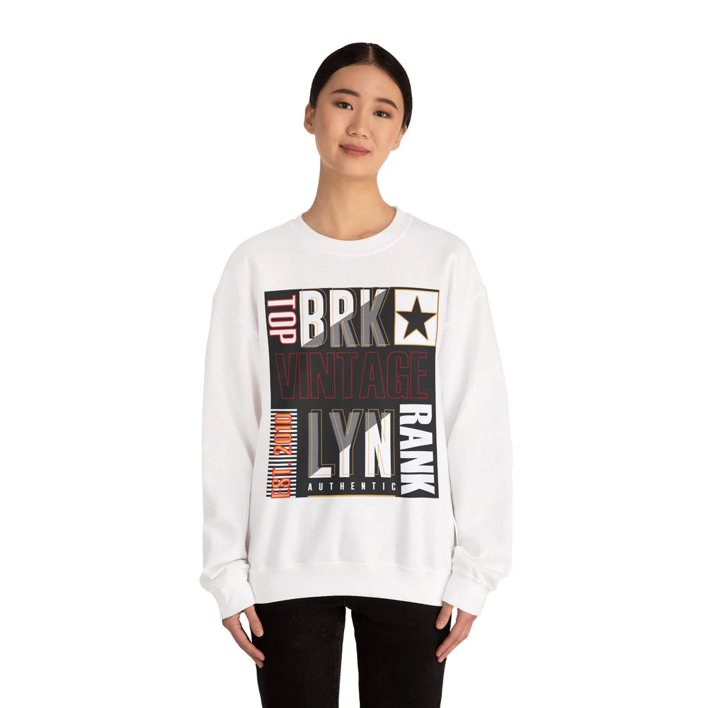 Crewneck Sweatshirt TRV Modern Apparel Brooklyn NYC Graphic 2010
