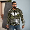 TRV Tiger Stripe Camo Unisex Zip Hoodie Mod. 1