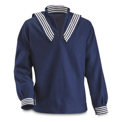 1980s M87 Navy Wool Middy - Can be turned into Jacket/Long sleeve Sweater