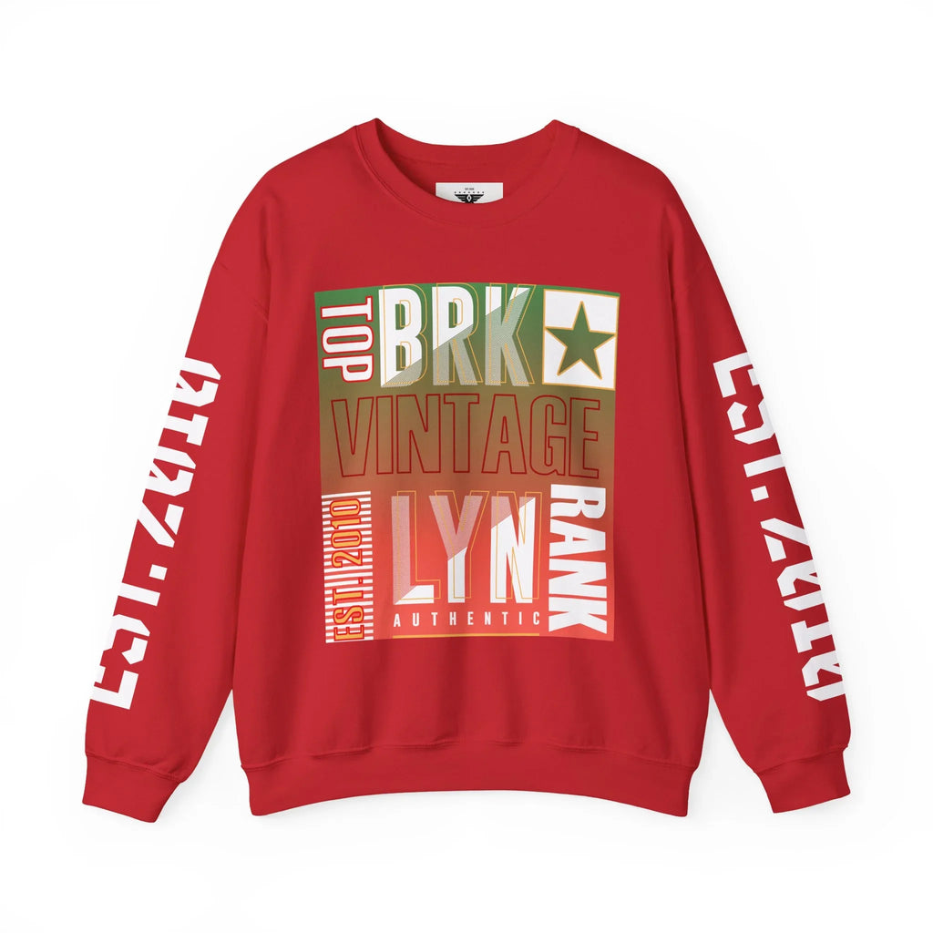 Crewneck Sweatshirt TRV Modern Apparel Brooklyn NYC Graphic 2010 - Top Rank Vintage
