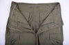 1960s-1970s Belgian Military Vintage M64 Olive Green Cargos Pants