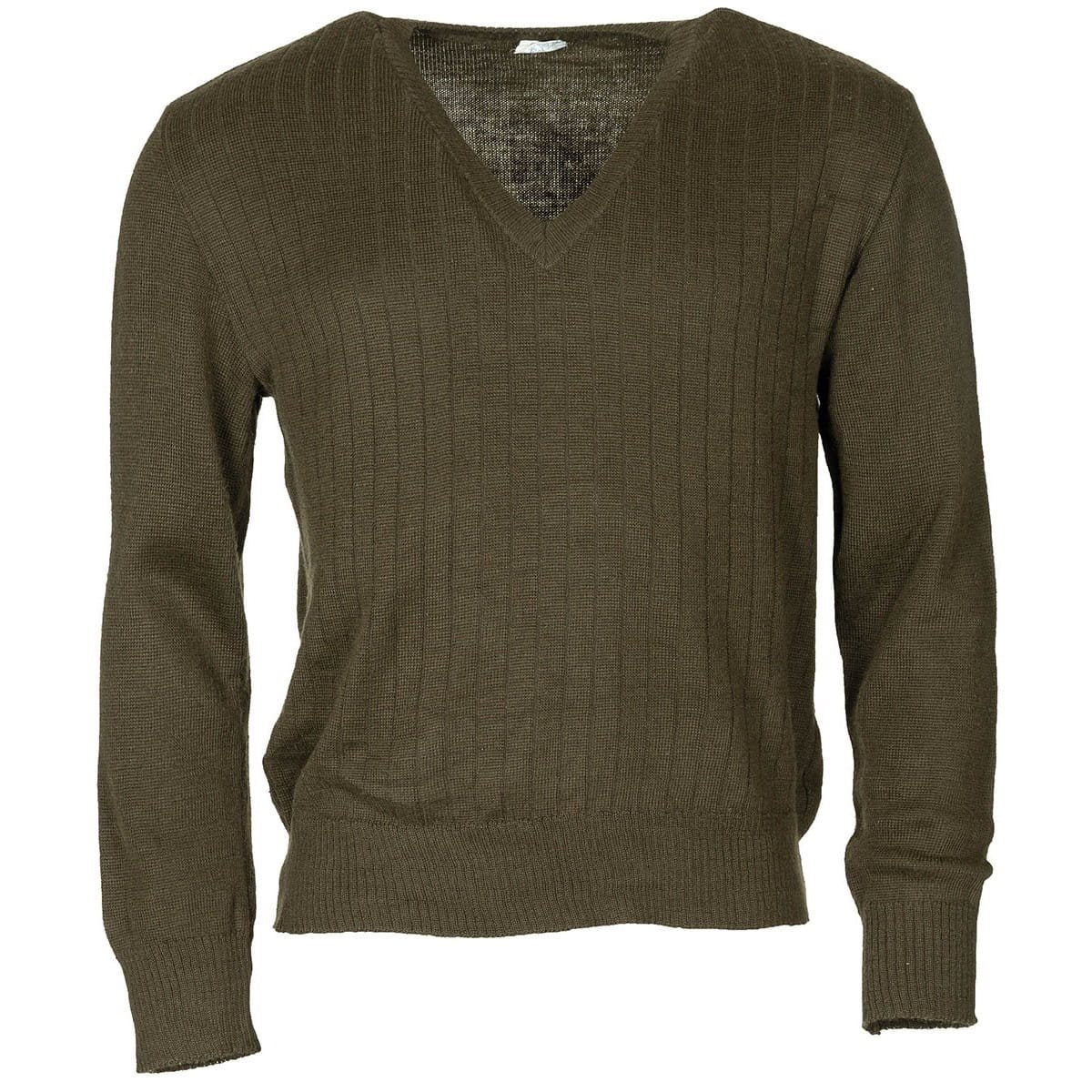 Czechoslovakian Model 85 light weight Army Green V-neck Sweater