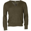 Czechoslovakian Vz. Model 85 army green V-neck sweater.