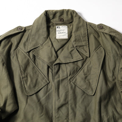 1980S Dutch Royal Army Olive Drab Chino Slant Pocket Army Field Jacket