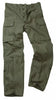 1970s Dutch Army olive green heavyweight cotton cargos.