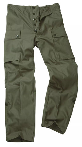 1970s Dutch Army Olive Green Heavyweight Cotton Cargos