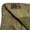 1950s Netherland Dutch Military Olive Green Cotton Cargo Shorts