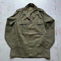1950s WWII American Style Dutch Army HBT Cotton Marine Field Shirt