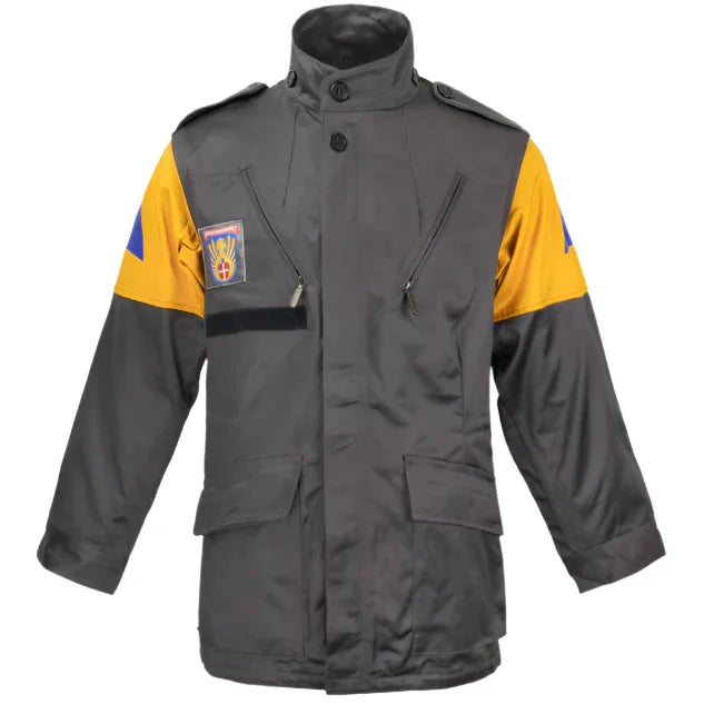 Kingdom of Denmark Civilforsvaret (Civil Defense) M84 Band collar Gray Field Jacket